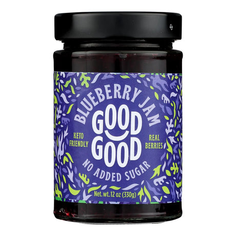 Good Good - Blackberry Jam, 12 oz (Pack of 6) - Gluten-Free Fruit Spread
