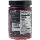 Good Good Blackberry Jam  Nutrition facts label with a white background