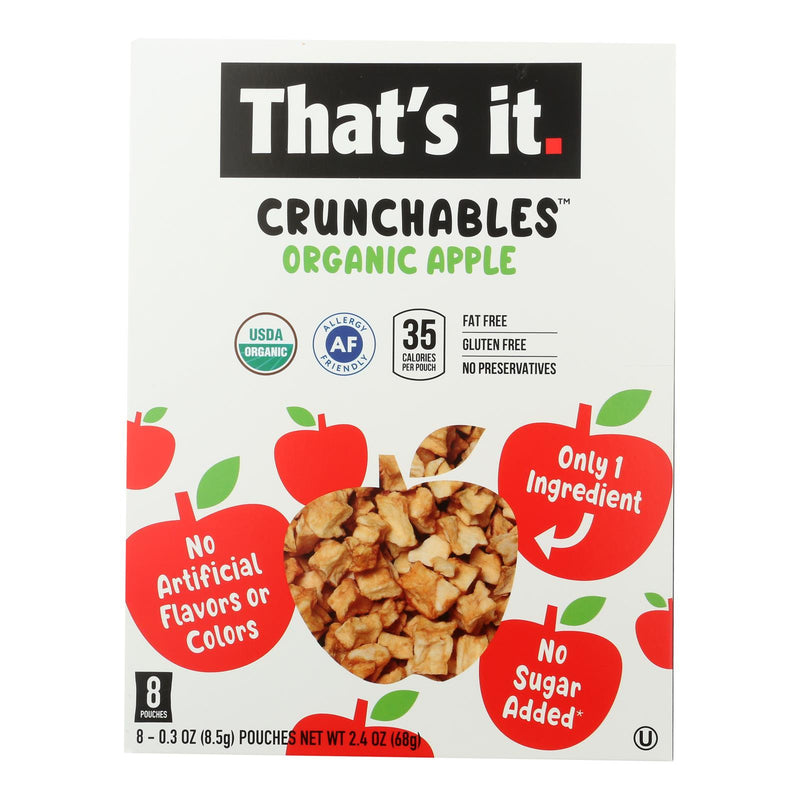 That's It - Snack Crnchbles Apples - Case Of 6-2.4 Oz - Cozy Farm 