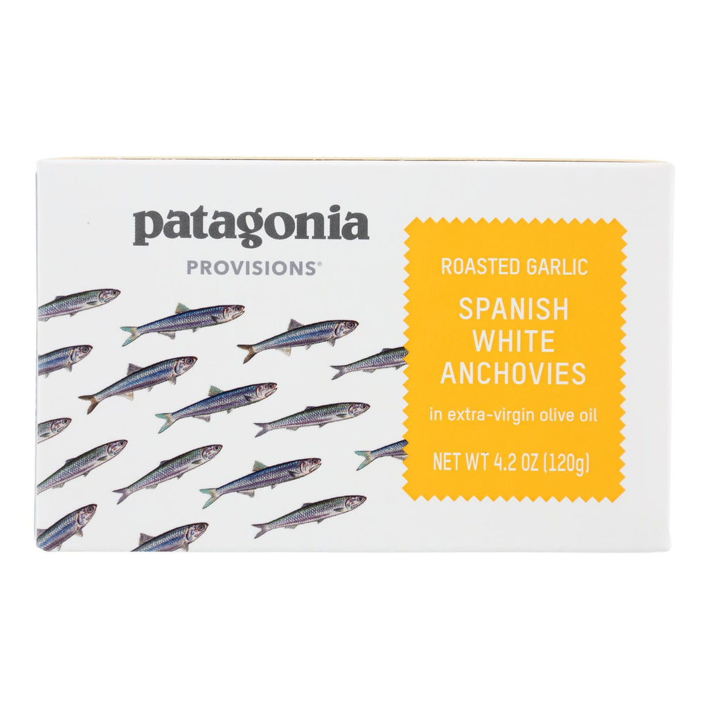 Patagonia Provisions - Anchovies Roasted Garlic (Pack of 10) 4.2 Oz - Cozy Farm 