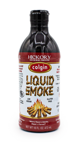 Colgin Liquid Smoke Hickory, Natural Smoky Flavor for Grilling & Roasting, Case of 6, 16 Fl Oz Bottles