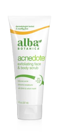 Alba Botanica Natural Acnedote Face and Body Scrub (8 Fl Oz)