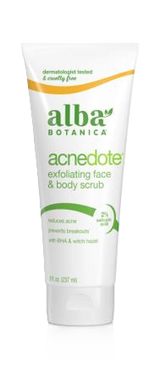 Alba Botanica Natural Acnedote Face and Body Scrub (8 Fl Oz)
