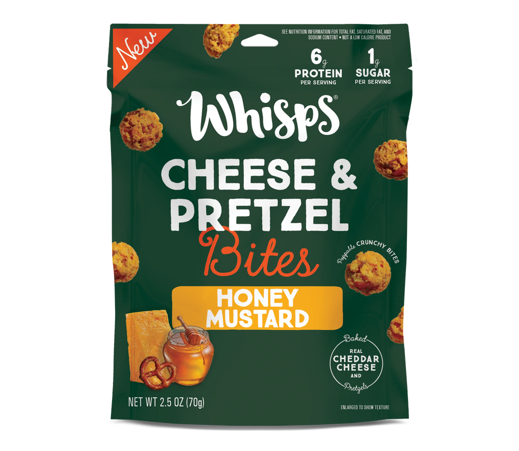 Whisps Bites Chs Pretz Honey Mustard (Pack of 6 2.5oz) - Cozy Farm 
