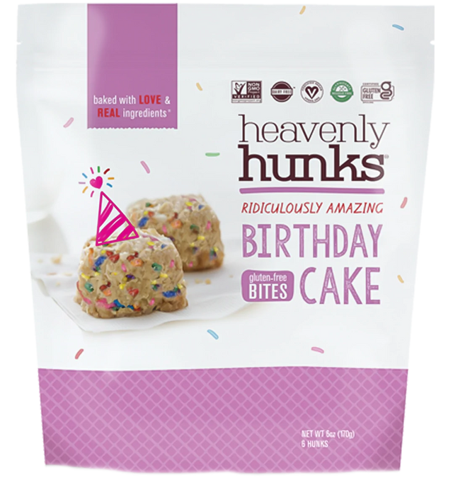 Gluten Free Birthday Cake Cookies by Heavenly Hunks - 6 Oz, Case of 6 - Cozy Farm 