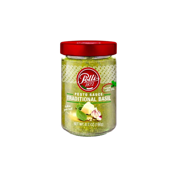 Polli Traditional Basil Pesto Sauce, 190g