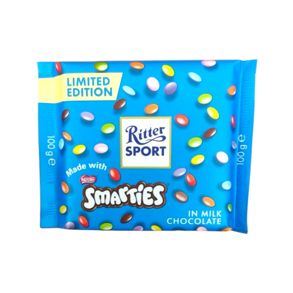Ritter Sport Milk Chocolate with Smarties, 100g