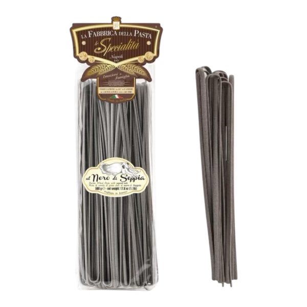 La Fabbrica della Pasta Squid Ink Linguine, 500g