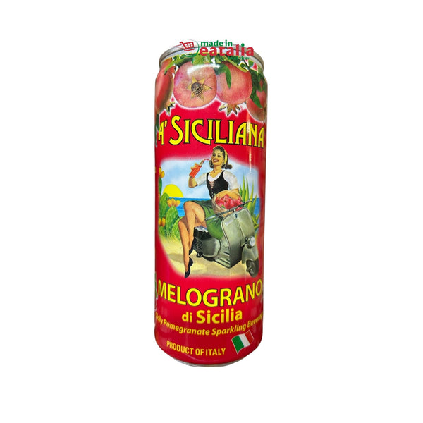 A' Siciliana Pomegranate Soda, Sparkling Melograno 330ml