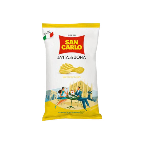 San Carlo Rustica Croccante Wavy Crisps, 50g