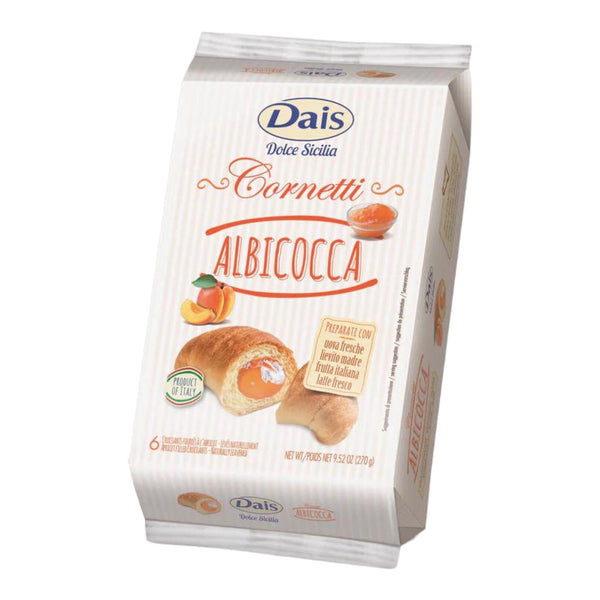Dais Apricot Jam Croissants, 6 Pack