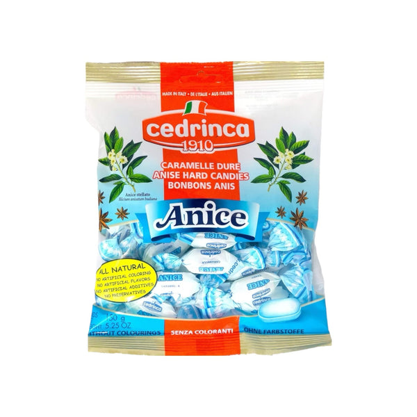 Cedrinca Anise Hard Candies, Gluten Free, 150g