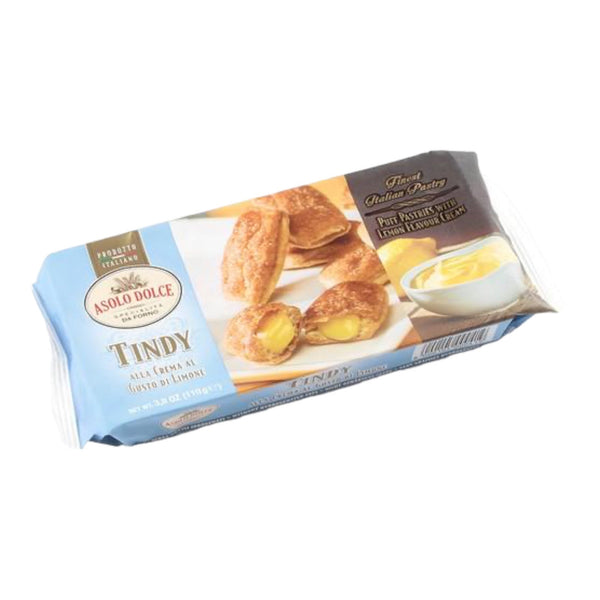 Asolo Dolce Puff Pastry Filled with Lemon Cream, 110g
