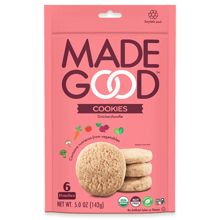 MadeGood Grain-Free Snickerdoodle Cookies (Pack of 6) 5oz - Cozy Farm 