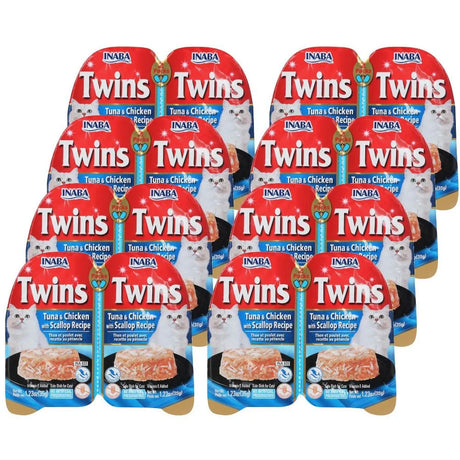 Inaba - Tuna Chicken Scallop Cat Food, 2.46 oz (Case of 8) - Gourmet Wet Treat
