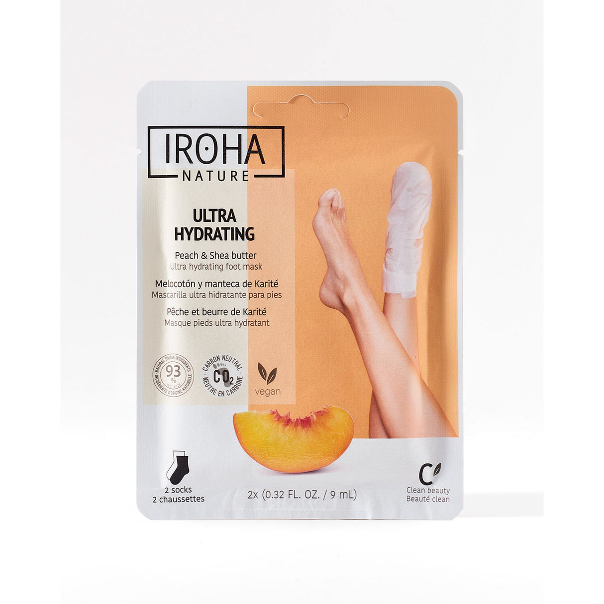 Iroha Nature - Foot Mask Ultra Hydrating - Case Of 15 - 0.32 Ounces - Cozy Farm 