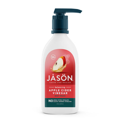Jason Natural Products Body Wash with Apple Cider Vinegar (Pack of 30 Fl oz) - Cozy Farm 