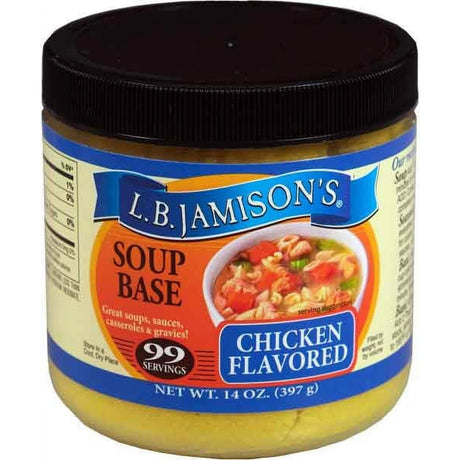 Jamison - Soup Base Chicken - Case Of 6 - 14 Ounces - Cozy Farm 