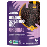 Jasberry Organic Superfood Rice package on a white background