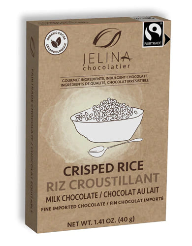 Jelina Chocolatier - Br Mlkchc Crisp Rice Ft - Case Of 12-1.41 Oz - Cozy Farm 