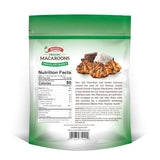 Jennie-O Organic Macaroons packaging with nutritional information on a white background