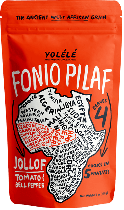 Yolele - Jollof Fonio Pilaf (Pack of 6-7 Oz) - Cozy Farm 