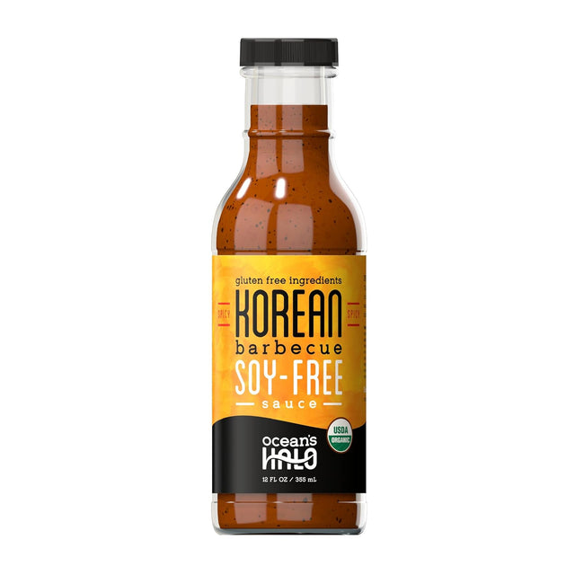 OIcean's Halo  Korean barbecue soy-free sauce on a white background