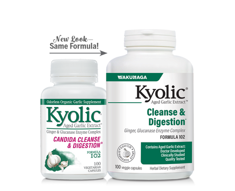 Kyolic Aged Garlic Extract, Formula 102, 100 Vegetarian Capsules