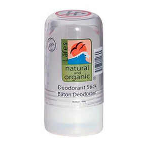 Lafe's Natural Body Care Crystal Deodorant Stick - 4.25 Oz - Fragrance Free, Natural Protection