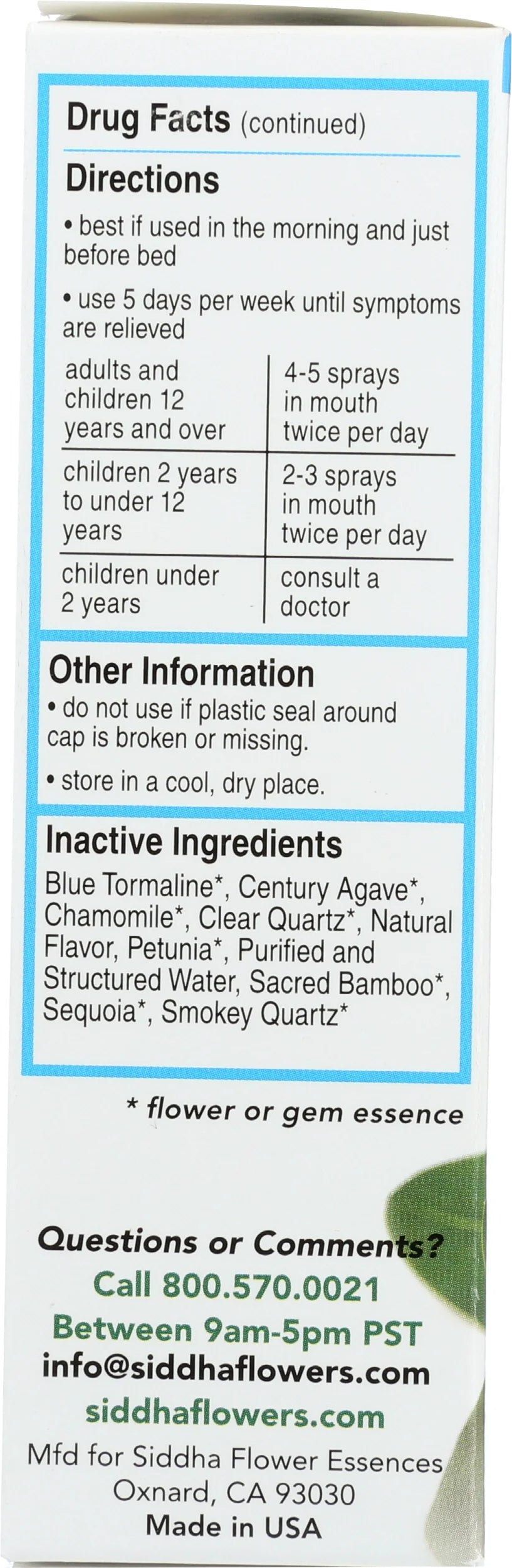 Siddha Cell Salts + Flower Essences: Enhanced Mood & Patience - 1 Fl. Oz.