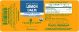 Herb Pharm Lemon Balm Glycerite, 1 oz, Alcohol-Free Herbal Extract for Calm & Relaxation