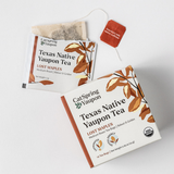Case of Lost Maples Medium Roast Yaupon – Bold & Complex  –  Loose Leaf & Tea bags