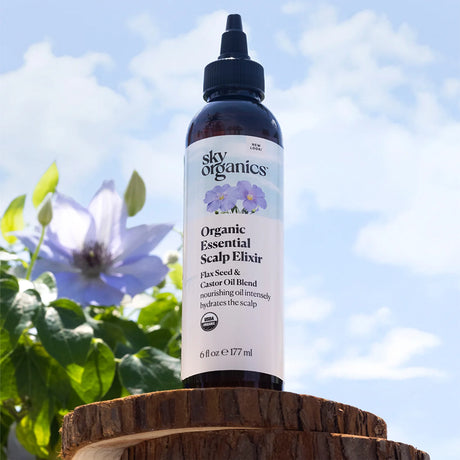 Sky Organics Elixir Organic Essential Scalp Oil, 6 Oz, Hair Growth & Scalp Treatment