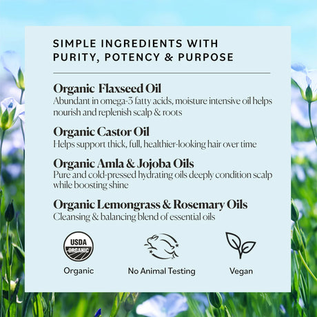 Sky Organics Elixir Organic Essential Scalp Oil, 6 Oz, Hair Growth & Scalp Treatment