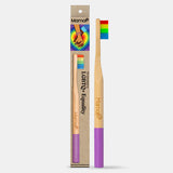 Mama P - Bamboo Toothbrush Adult Rainbow Soft (Pack of 6) - 1 Count - Cozy Farm 