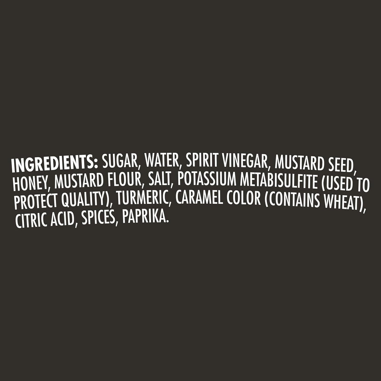 Maille Honey Dijon Mustard ingredients