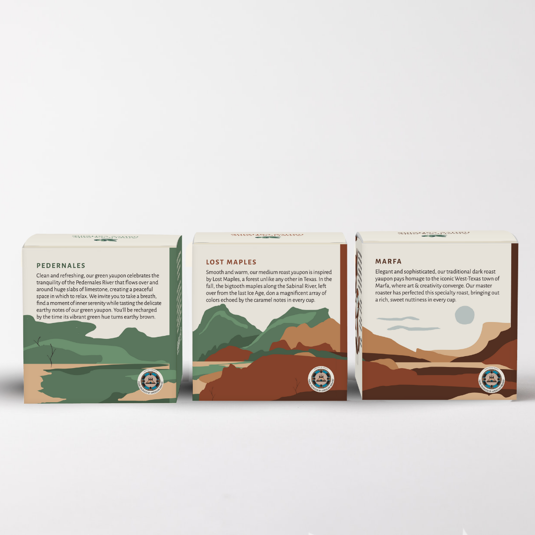 Multipack Yaupon Tea - 3 boxes of Yaupon Tea Bags (48 Count)