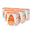 Multiple boxes of Qia superfood cereal on a white background