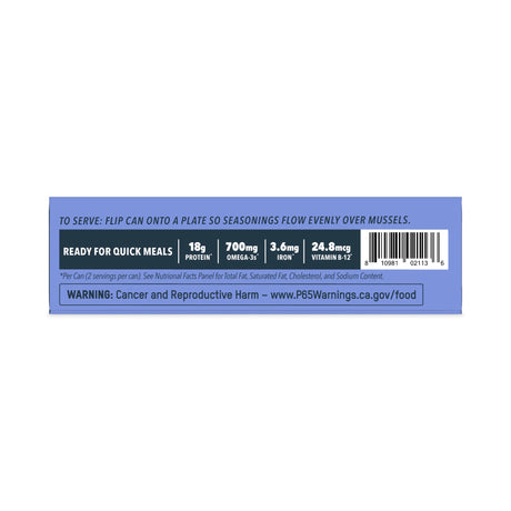 Patagonia Provisions Smoked Mussels, Case of 10, 4.2 Oz Tins