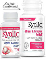 New Look of  of Kyolic Aged Garlic Extract on a white background