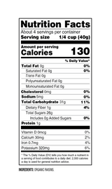 Newman's Own Organics Sun-Dried California Raisins 6 Oz Pack of 12