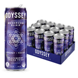 Odyssey Sparkling Energy Drink Blackberry Lemon 12-Pack