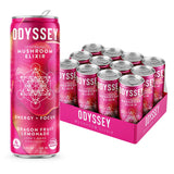 Odyssey Sparkling Energy, Dragonfruit Lemonade, Case of 12, 12 Fl Oz Cans