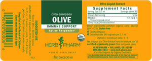 Herb Pharm - Olive Leaf Extract - 1 fl oz - Pack of 2