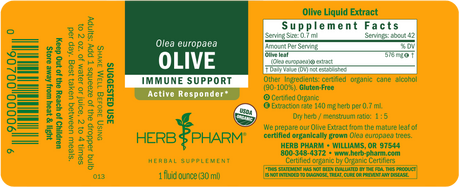 Herb Pharm - Olive Leaf Extract - 1 fl oz - Pack of 2