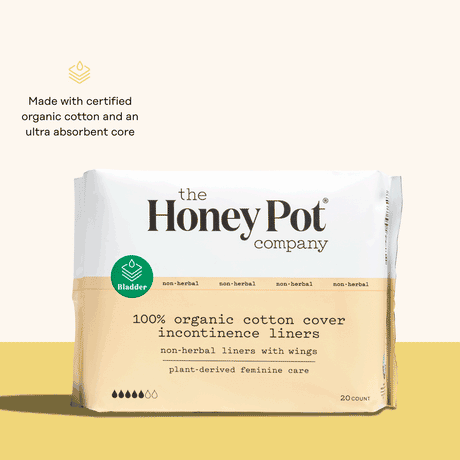 The Honey Pot Pantyliners, Non-Reusable, 20 Count - Cozy Farm 