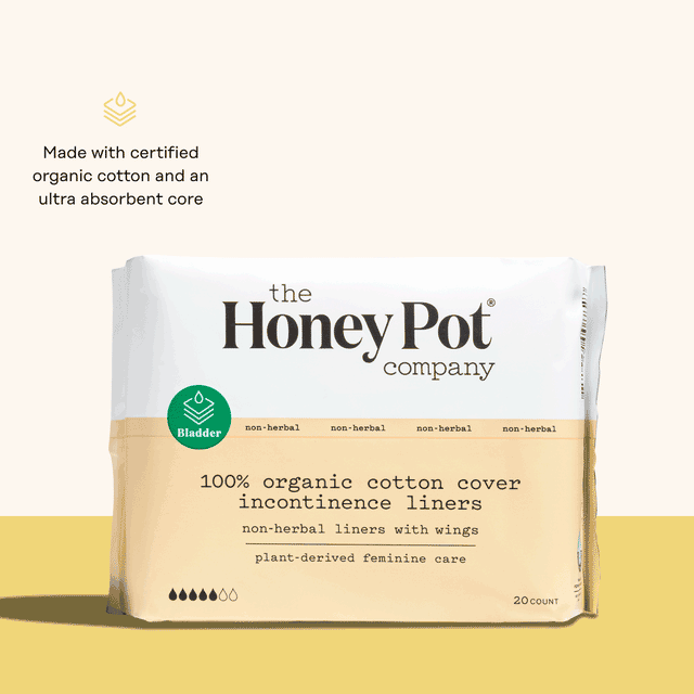 The Honey Pot Pantyliners, Non-Reusable, 20 Count - Cozy Farm 