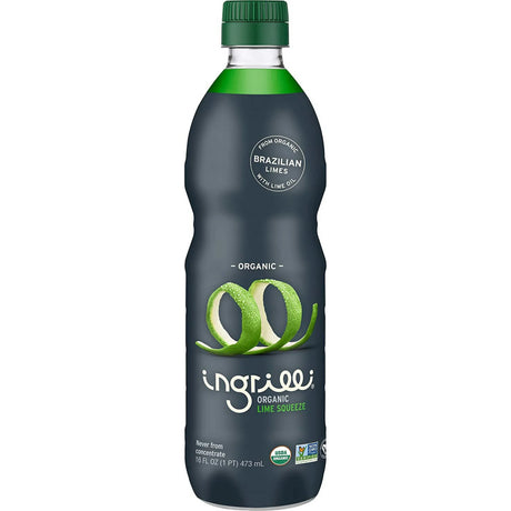 Ingrilli - Organic Lime Juice, 16 fl oz (Pack of 12) - Gluten-Free Kosher