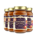 Fond Regenerative Chicken Bone Broth with Shiitake, Sage & Shallot, Case of 4, 14 Fl Oz Each.
