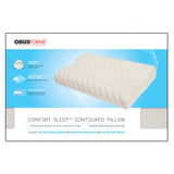 ObusForme Comfort Sleep Contoured Pillow - Back & Neck Support - Breathable Cervical Pillow